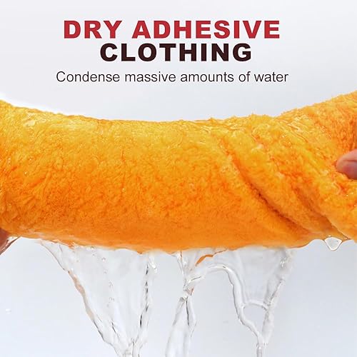 Miniatura 3 de Toalla de pelo súper absorbente para cabello mojado, toalla de microfibra para el cabello de secado rápido, toalla de pelo suave para cabello