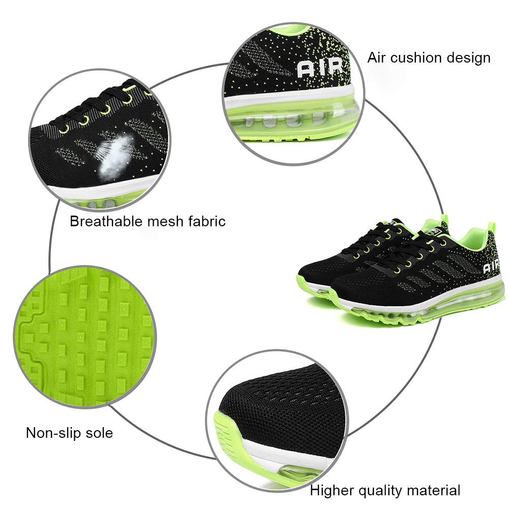 Uomo Donna Air Scarpe da Ginnastica Corsa Sportive Fitness Running Sneakers Basse Interior Casual all'Aperto 34-46 EU