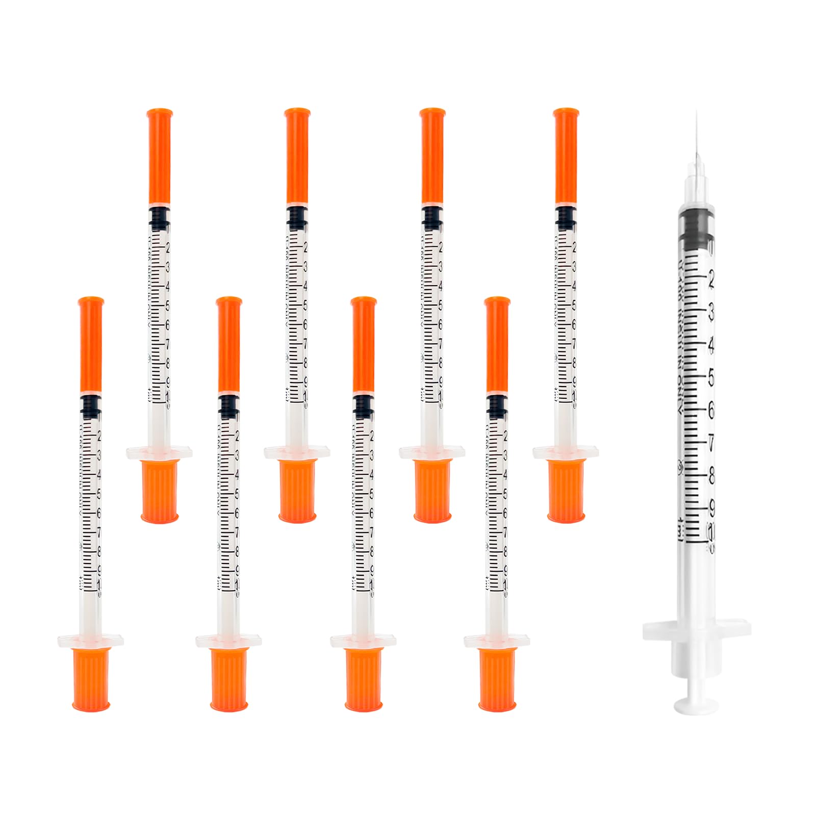 Photo 1 of 1ml 31G 5/16 Inch (8mm) Syringe with Needle, Individually Wrapped