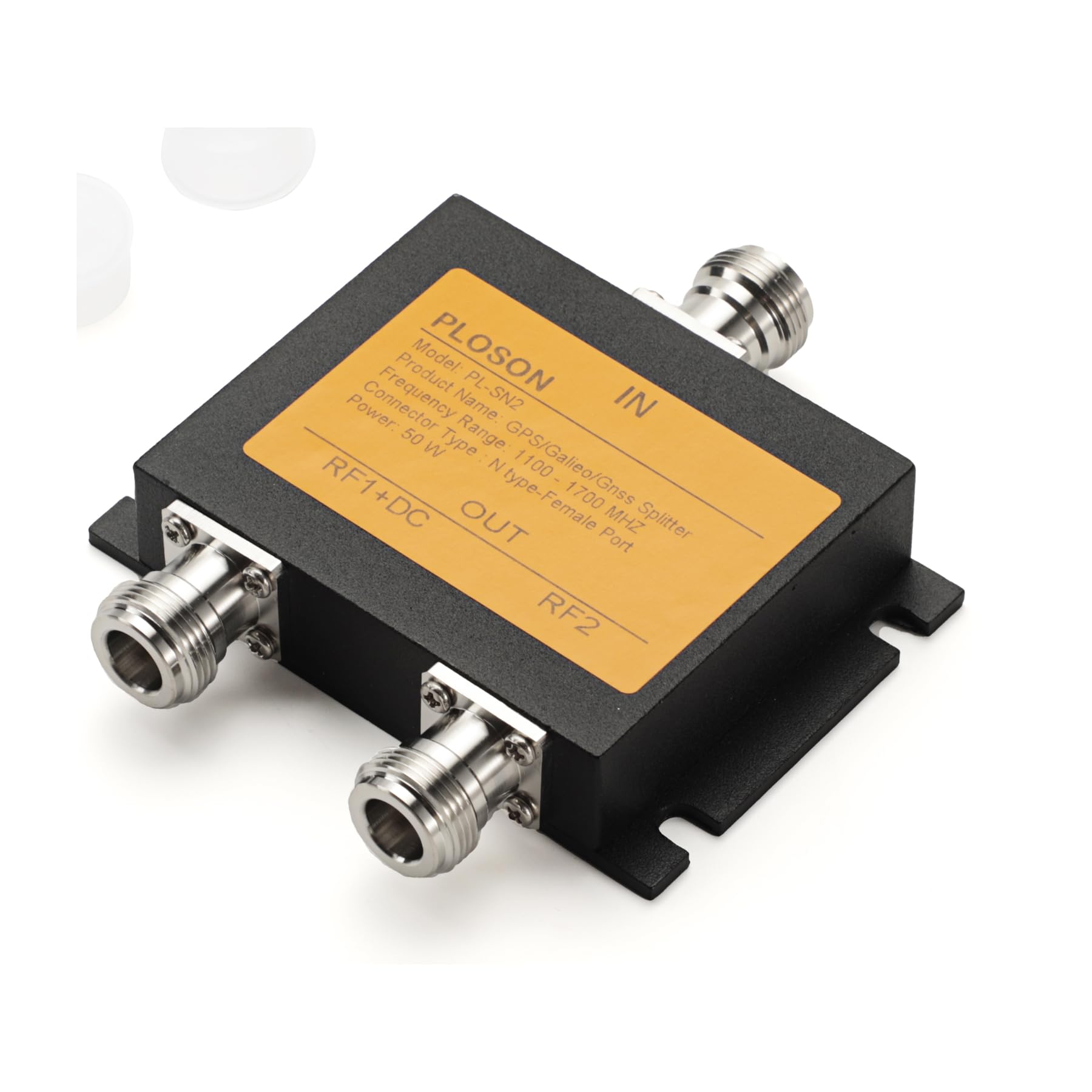 PL-XX GPS/Galieo/Gnss 2-Ways/3-Way/4-Way Antenna Power Splitter 1100-1700MHz GPS Divisore di potenza dell’antenna Divider for Nave marina Ship Marine Networking (2-way N-Female)