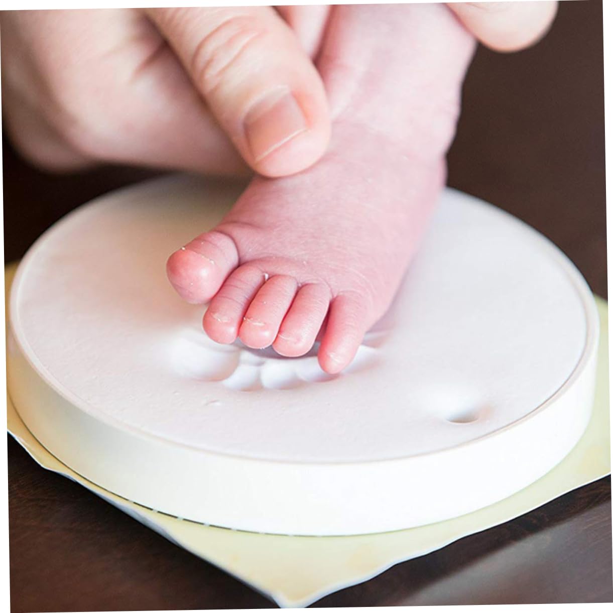 Kit Impronte Mani e Piedini in Argilla per Bambino Bambina 4 Pezzi Regalo per Nascita o Cerimonia Registrazione della Crescita del Bambino Bambina