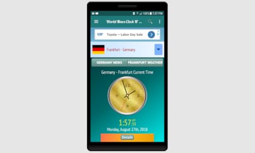 World Time Clock & News
