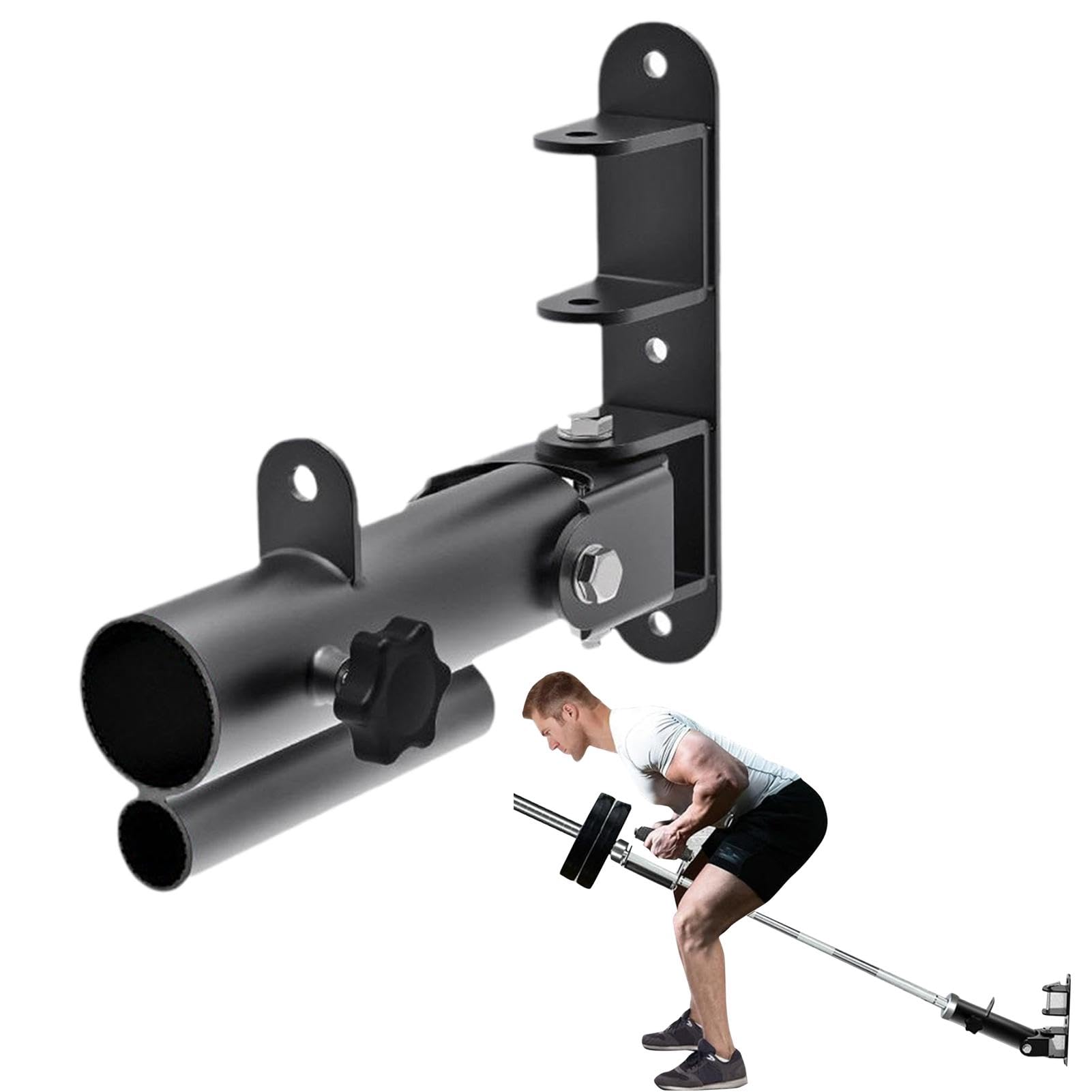 Inserti per bilanciere Squat, Squat per sollevamento pesi, Base per barre a T, supporto da parete – Manubrio a T, Stazione di allenamento della forza, Attrezzature per il fitness