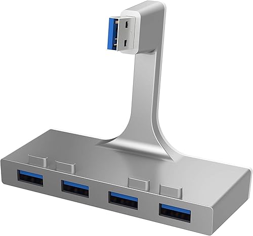 SABRENT Hub USB 3.0 de aluminio premium de 4 puertos para iMac Slim Unibody (HB-IMCU)
