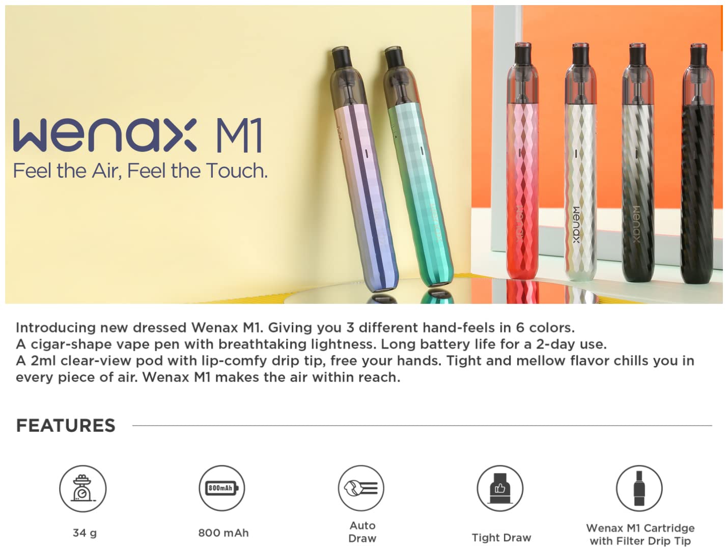 GEEKVAPE WENAX M1 Fit Cartouche Wenax M1 Pod 0.8ohm Cigarette lectronique MTL - Batterie Vape 800mAh - sans nicotine (0,8 - Diamant Argent) : Amazon.fr: High-Tech GEEKVAPE WENAX M1 Fit Cartouche Wenax M1 Pod 0.8ohm Cigarette lectronique MTL - Batterie Vape 800mAh - sans nicotine (0,8 - Diamant Argent) : Amazon.fr: High-Tech