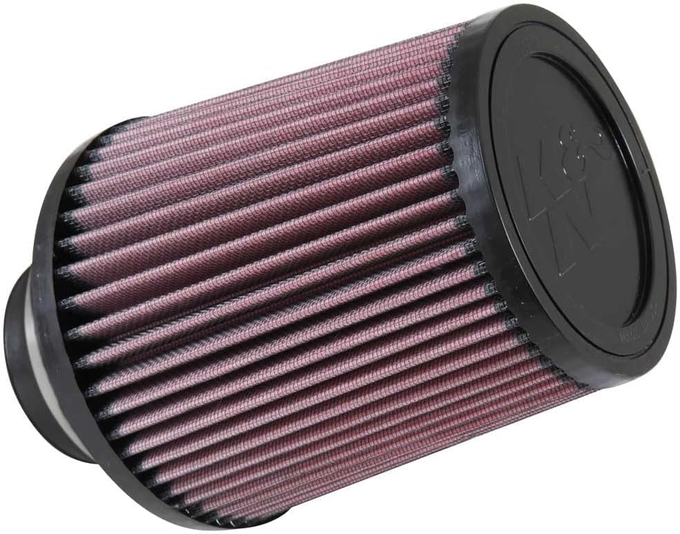 Image of K&N High-Flow Original Lifetime Universal Clamp-On Air Filter: High Performance, Premium, Washable: Flange Diameter: 2.75 In, Filter Height: 6.5 In, Flange Length: 2 In, Shape: Round Tapered, RU-4870