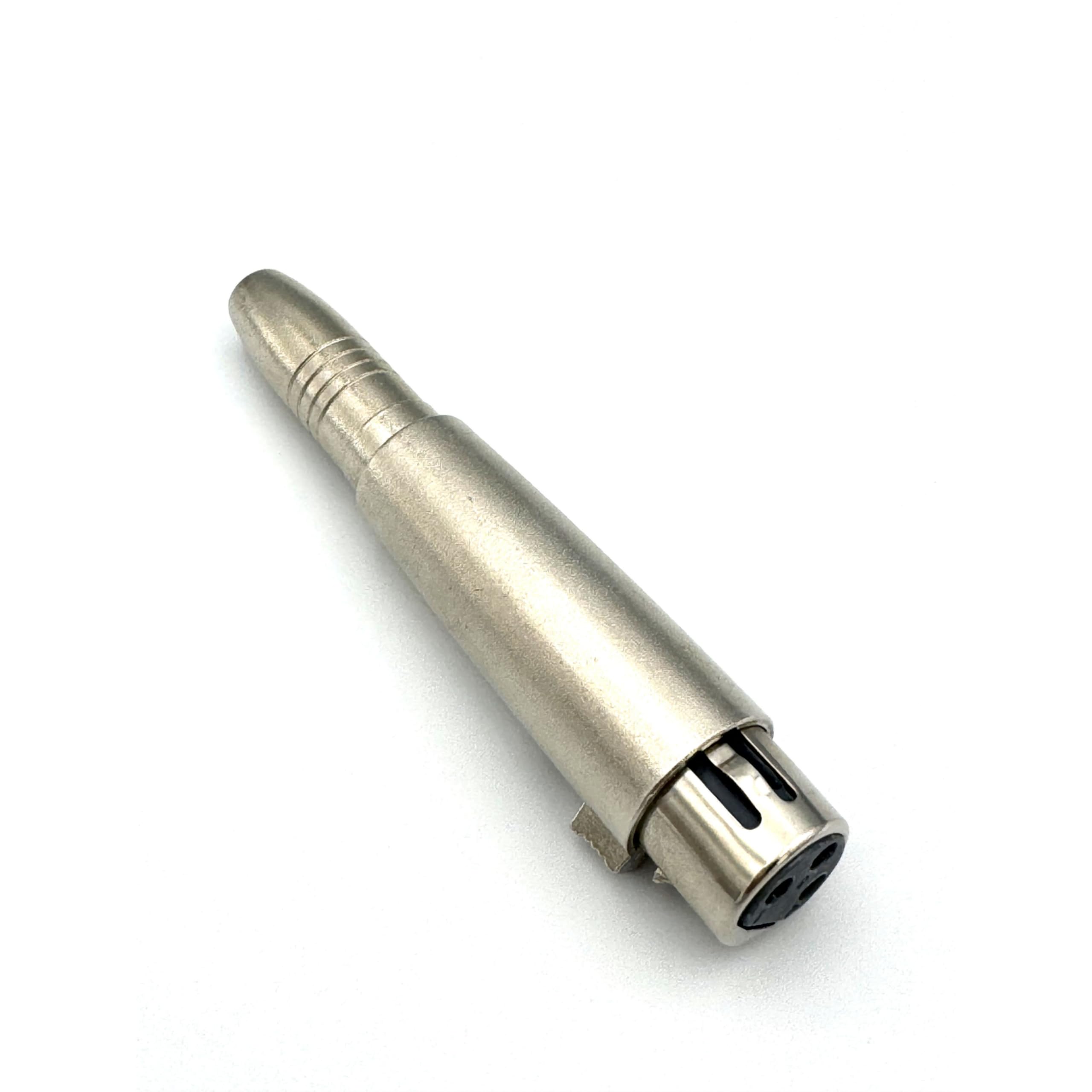 Qczhiwen 2 PCS 3 Pin XLR Female to 1/4" Female Adapter, TS/TRS Quarter Inch to XLR Jack Converter, Metal Construction for Microphone - Image 2
