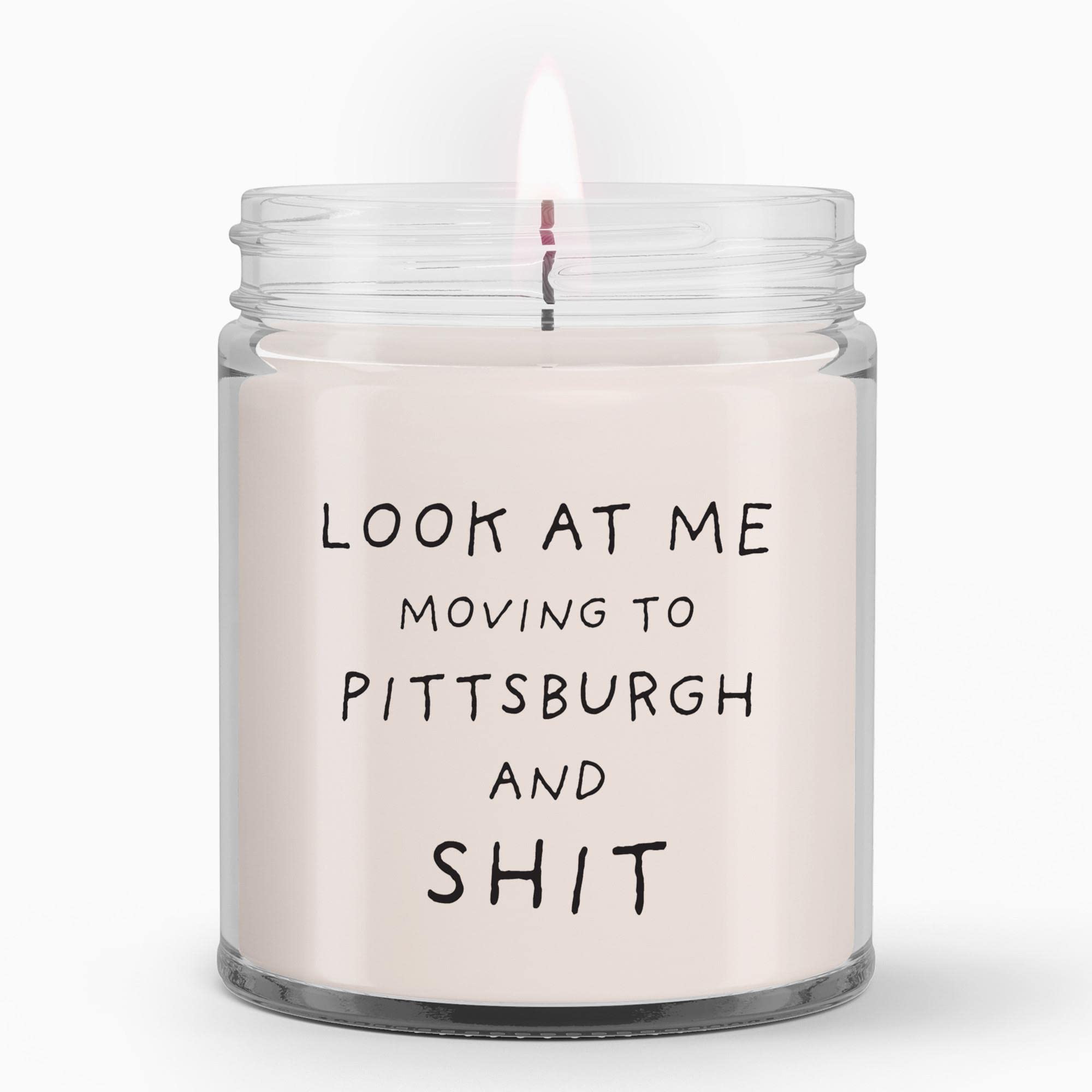 Look at Me Moving to Pittsburgh Candle