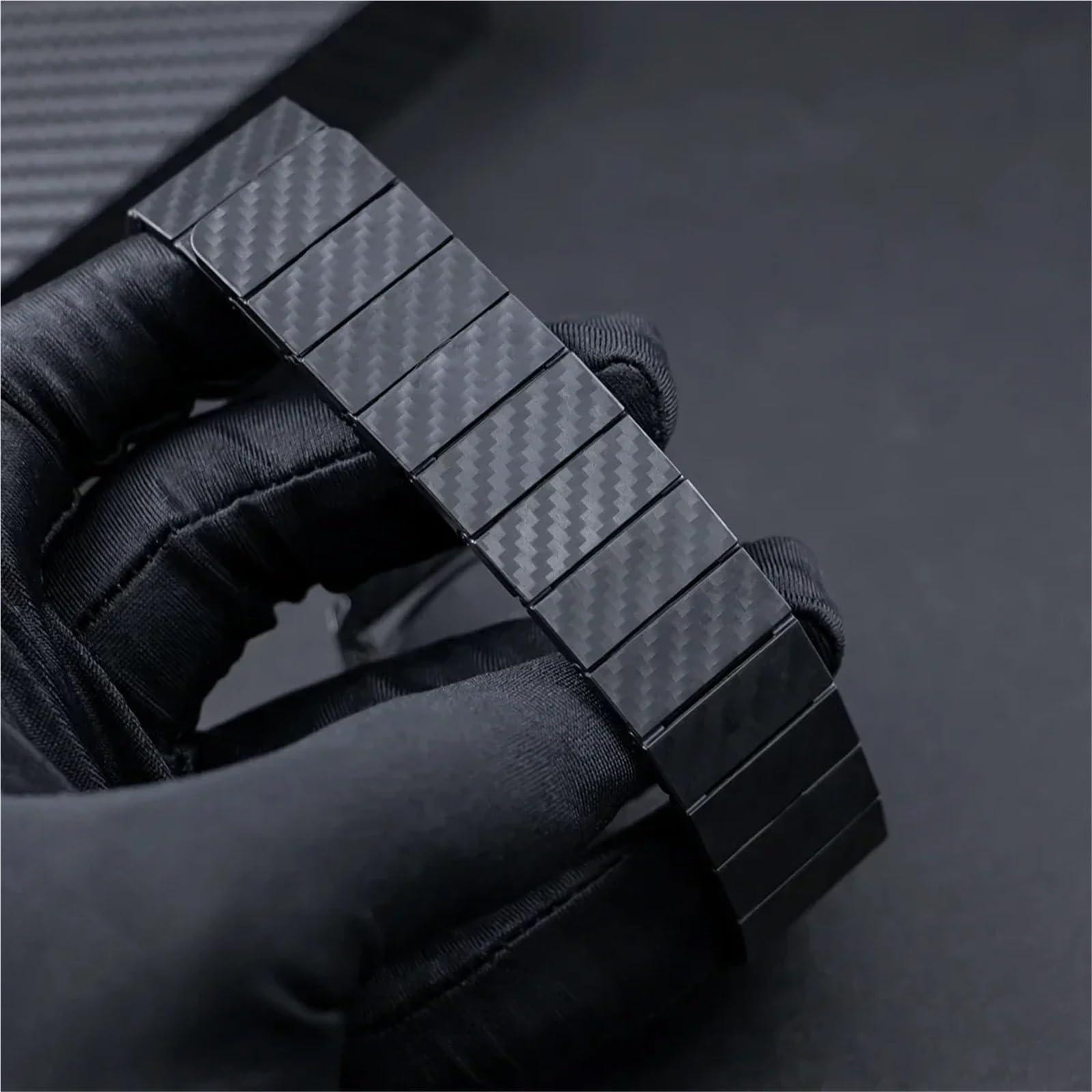 Sangle magnétique en Fibre de Carbone pour la Montre 7 47 mm LTE Bracelet Bracelet Bande de Montre de Montre