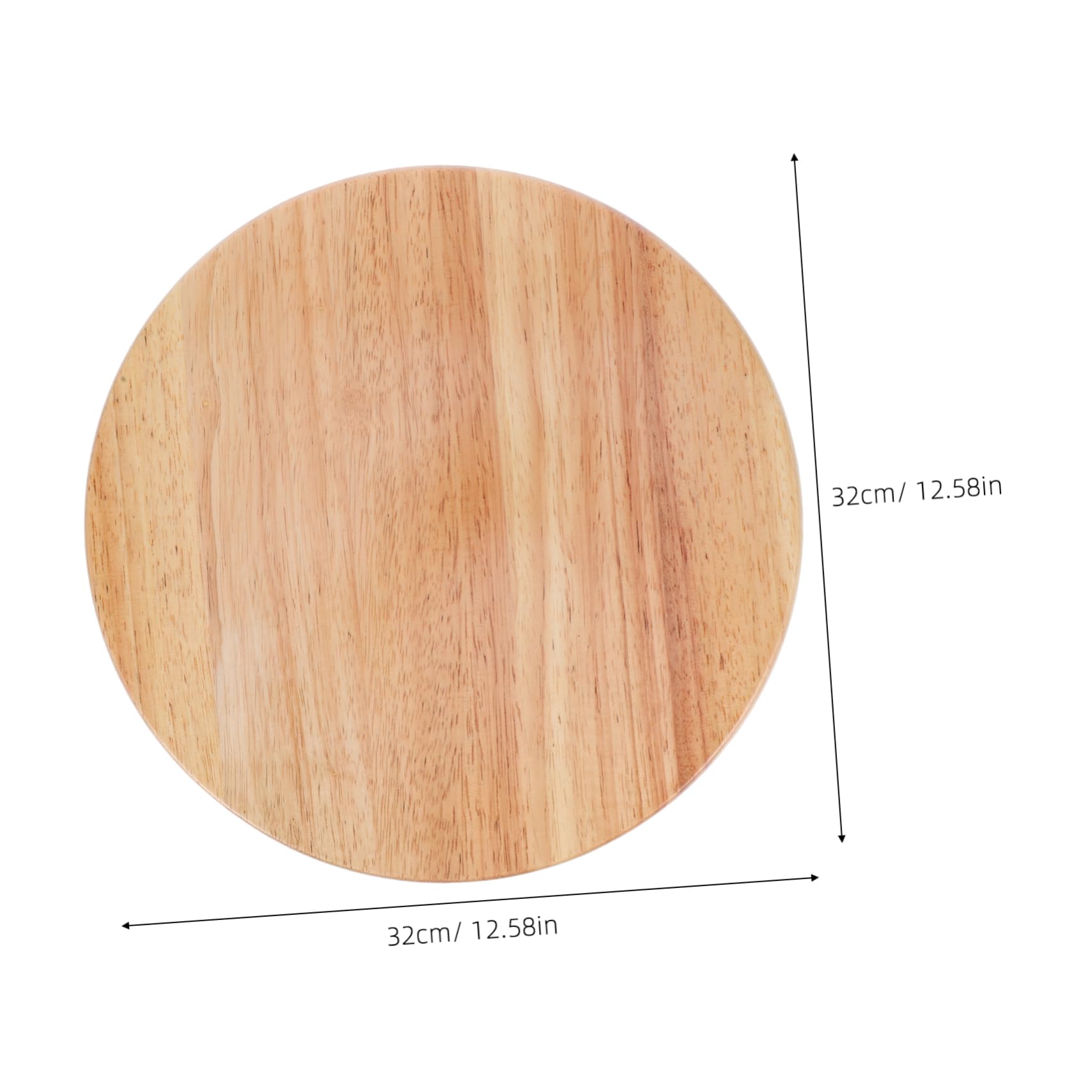 Hemoton Wooden Stool Replacement Surface Round Solid Wood Seat Top for Home Restaurant and Cafeteria Easy Care Space Saving Design Versatile Aesthetic Enhancer