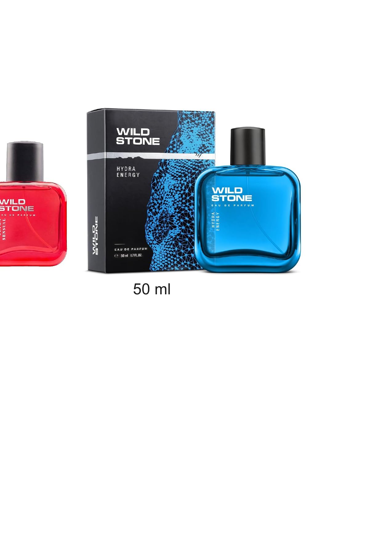 Wild Stone Eau de Parfum Pack of 2(Ultra Sensual 50ml,Hydra Energy 50 ml)