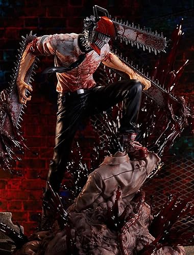 Miniatura 2 de Figura de hombre motosierra (nueva figura 2023) Colección de modelos de decoración de figuras Denji (el mejor regalo para los fanáticos de la