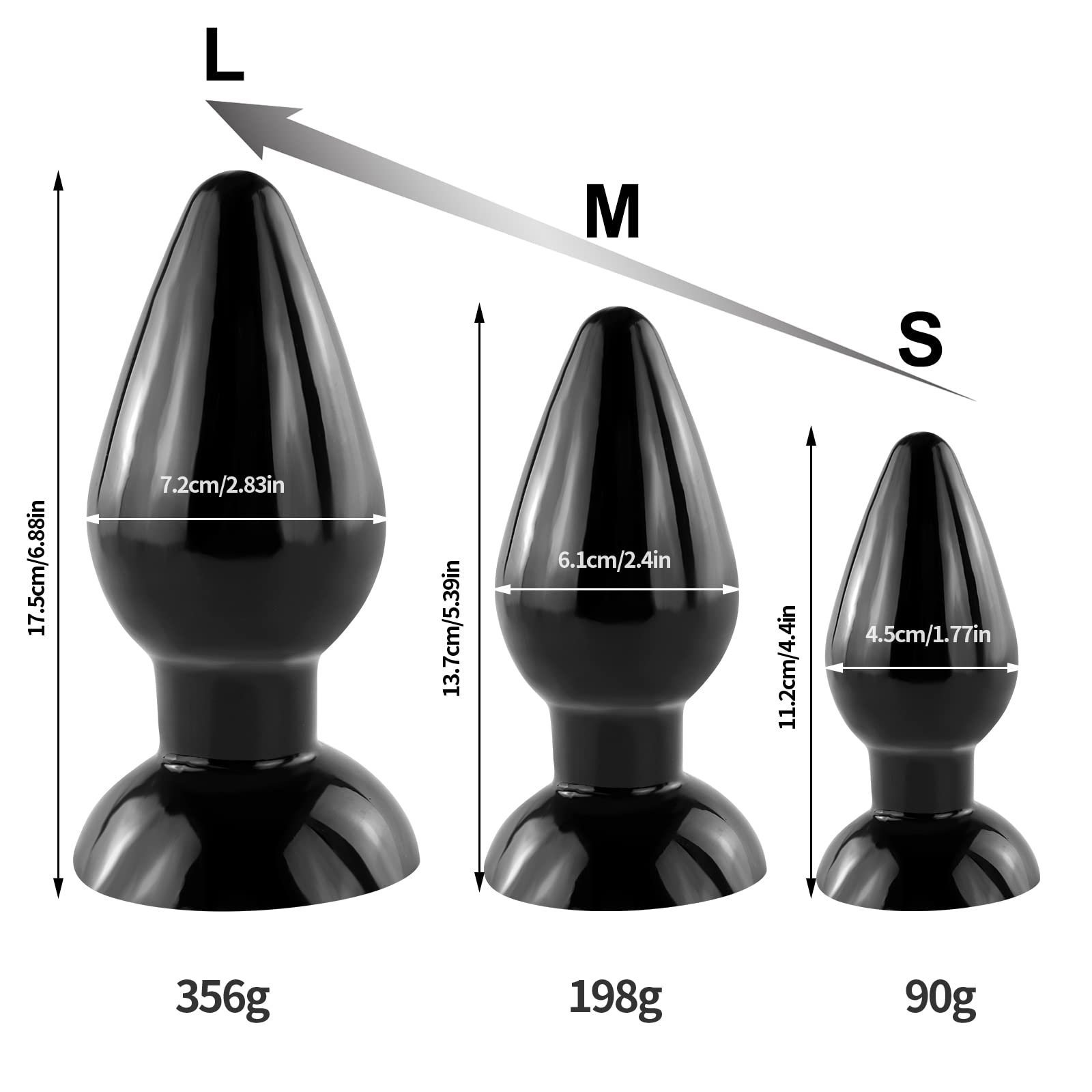 Amazon.com: Resxong Small Butt Plugs Trainer, 4.4 inch Flexible Butt Plug  Prostate Massager Adult Toys for Women, Men : Health & Household