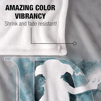 Harry Potter Dobby Watercolor Officially Licensed Silky Touch Super Soft Throw Blanket 152 x 127 cm