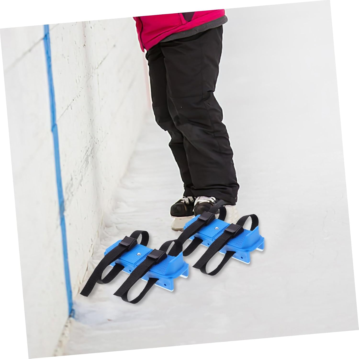 Happyyami Figure Skating Boys and Girls Ice Skates Adjustable Buckle Covers Safe Stable Roller Skates for Toddlers Junior Skater Training Shoes Outdoor Indoor Skating Gear