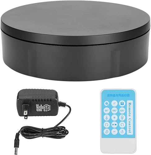 Miniatura 7 de Turntable Show Case, Turntable Stand 8.7In Diameter with Remote Control for Display Jewelry Watch Digital Product for 3D Models And Collectibles