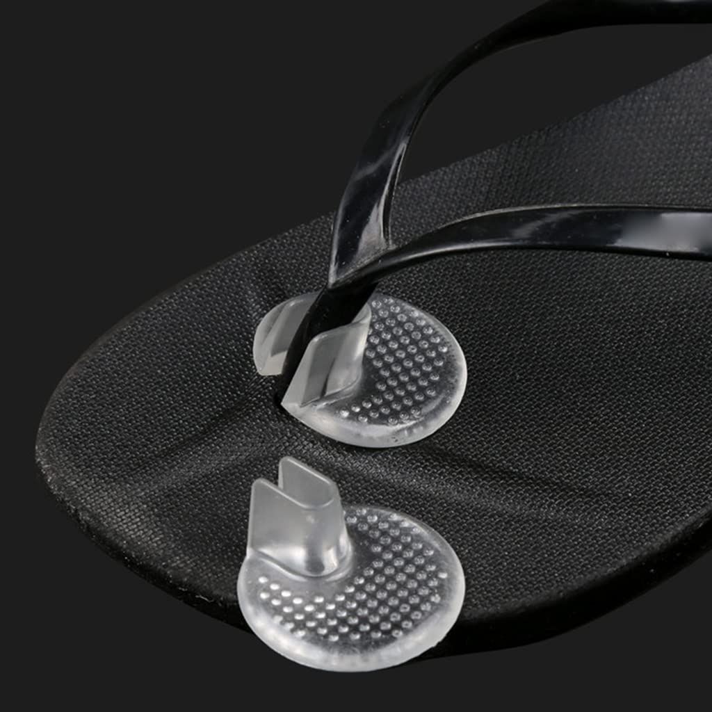 1 par de almohadillas de gel de silicona suave, protectores de dedos para sandalias, inserciones de gel, protectores de plantillas, almohadillas de agarre para zapatos