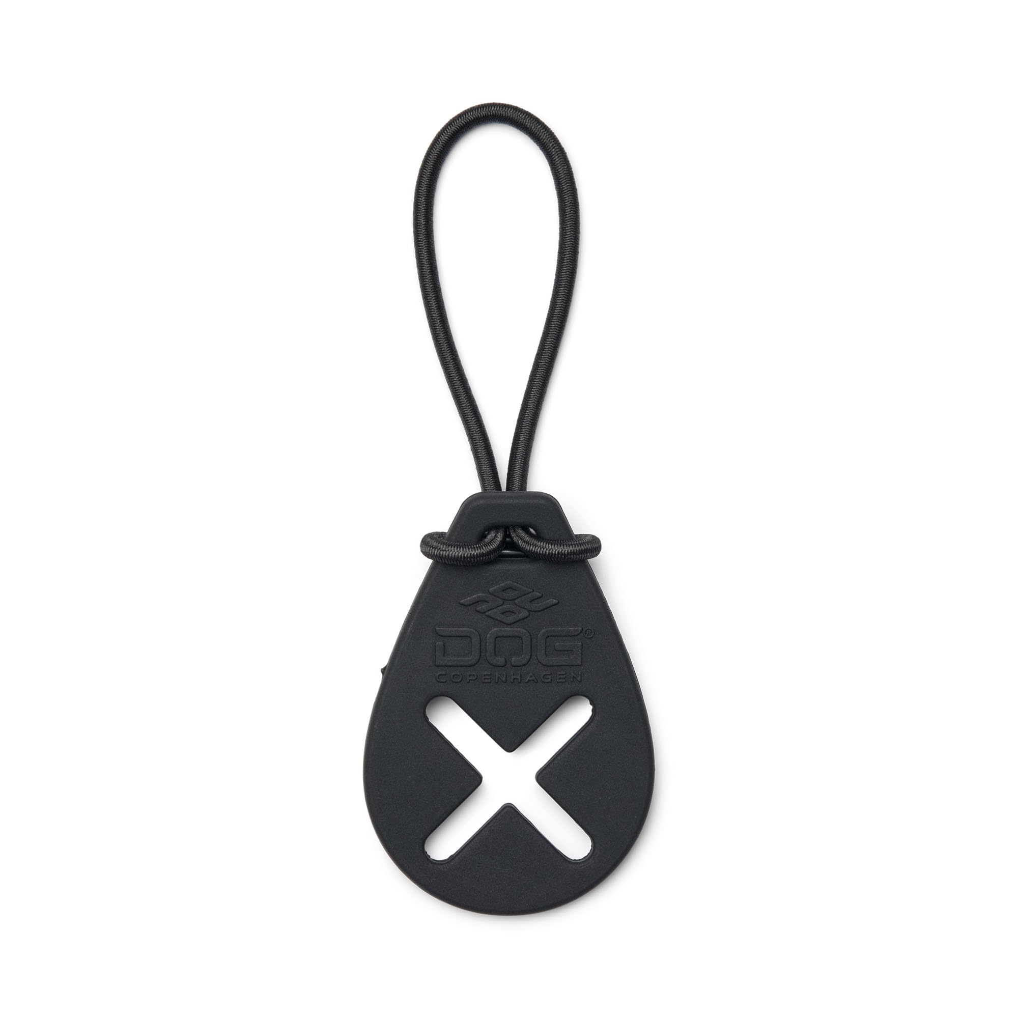DOG Copenhagen Flexy Dog Poop Bag Holder for Lead - Poo Bag Carrier - Dog Waste Bag Holder - Poo Holder - Lightweight and easy to use and attach to leash, Black, One Size