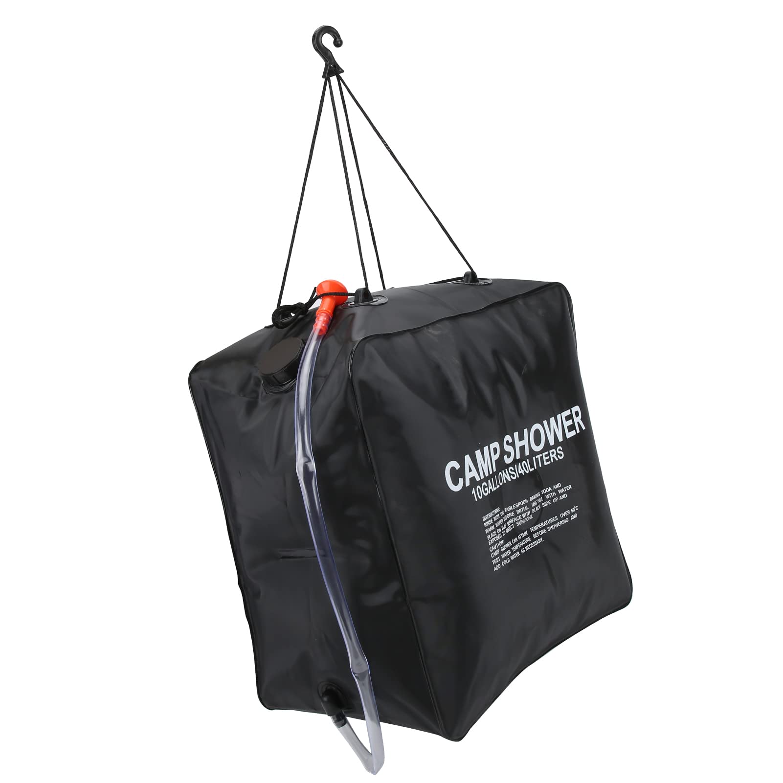40L Solar Shower Bag Water Bag Energy Heated Bathing Solar Heated Outdoor Camping Shower