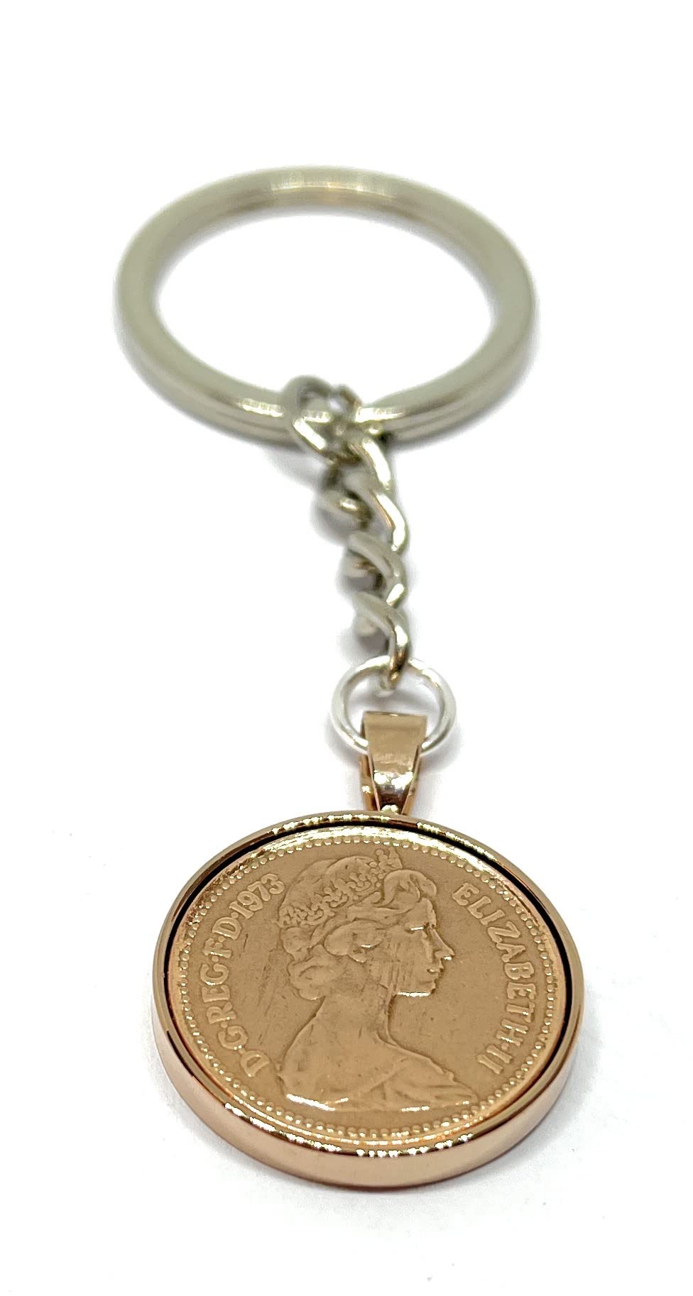 Llavero De 6 Peniques Británico De 1964 Con 58 Cumpleaños, Para Mamá, Papá, Hermano, Hermana, 58 Años, Moneda, 58 Aniversario De Plata