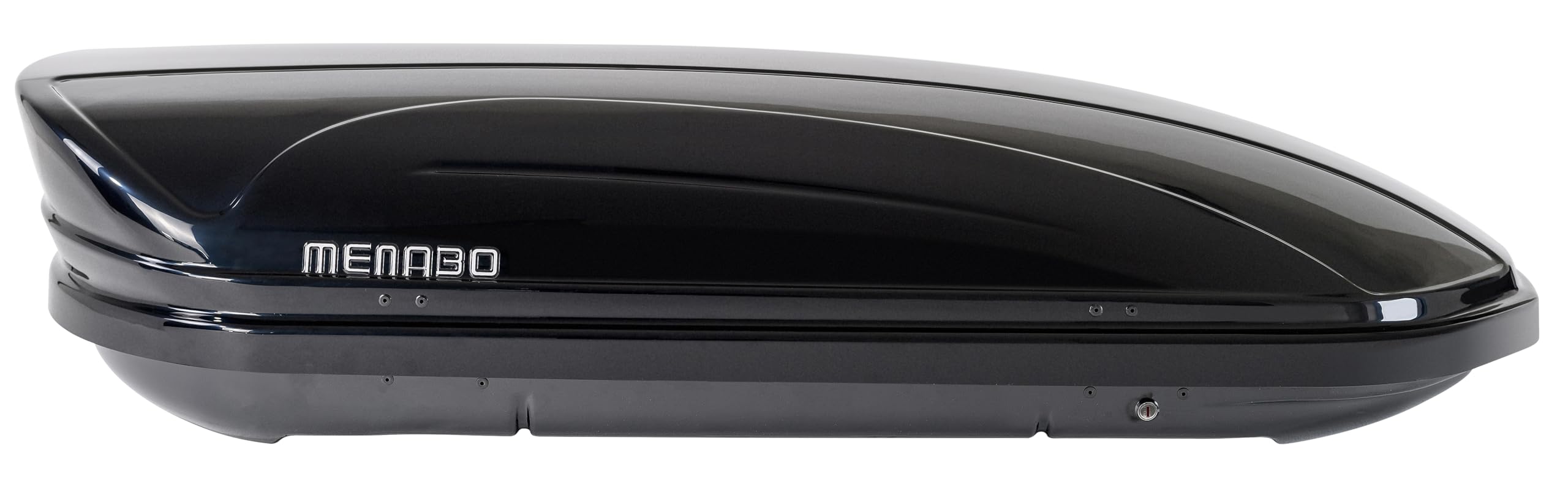 MENABO Dachbox Mania 320 glossy black universal roof case, aerodynamic