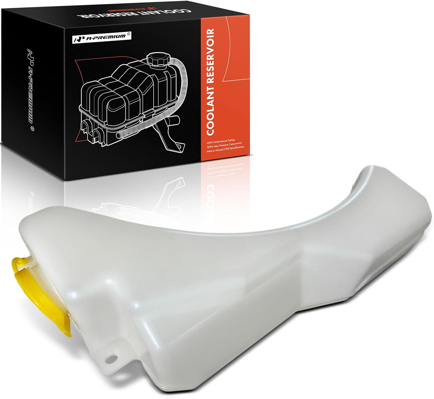 A-Premium Engine Coolant Overflow Recovery Reservoir Tank [with Cap] Compatible with Subaru Outback 2000-2001 2.5L, Forester 1998-2002 2.5L, Impreza 1999-2001