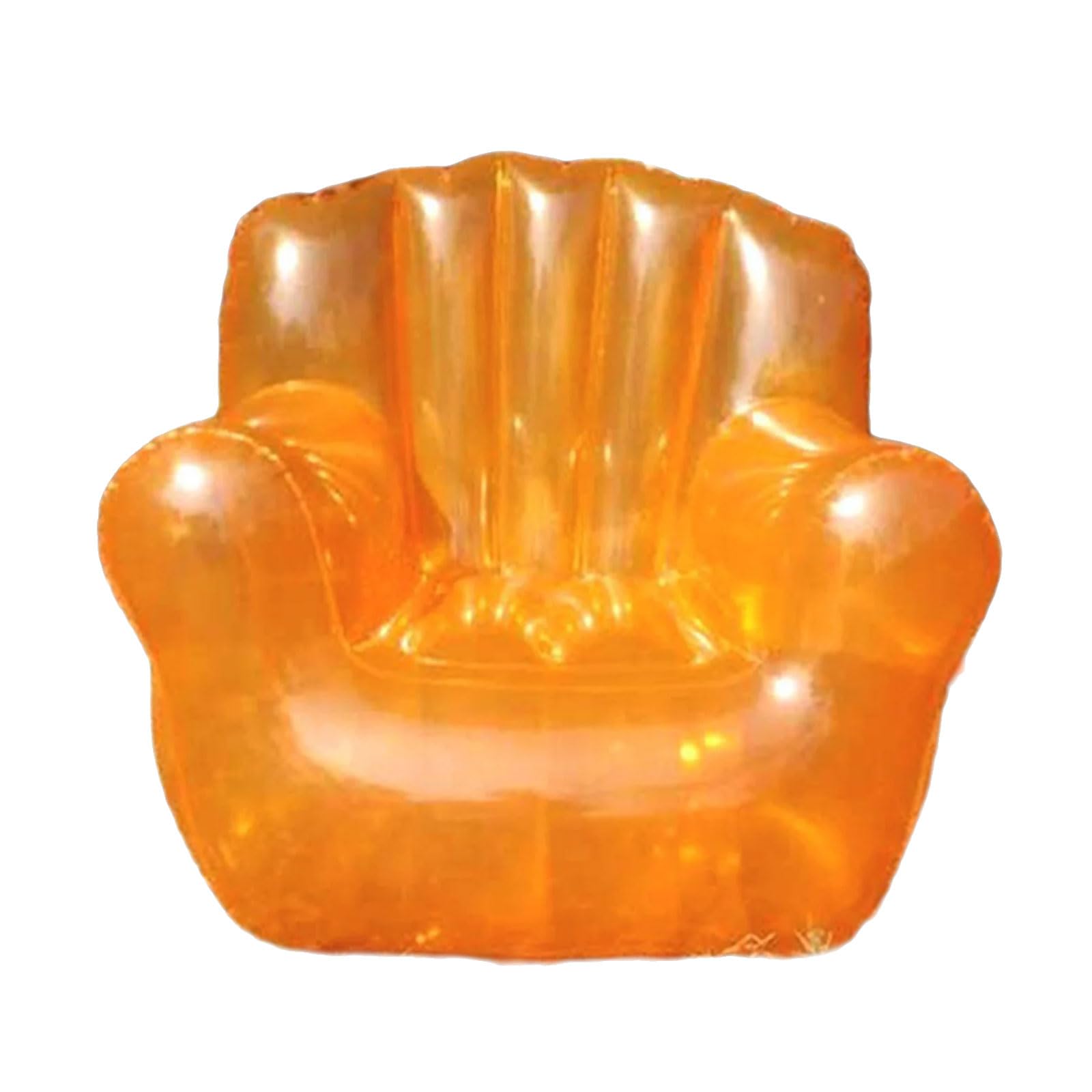 Beimus Ergonomic Clear Air Sofa Ideal for Home and Outdoor Activities Leak Inflatable Transparent Chair