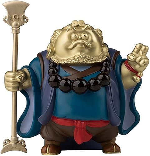 Estatuas de decoración de escritorio de mesa, esculturas de viaje al oeste, estatua de Buda de latón, manualidades de tallado, estatuas de monje