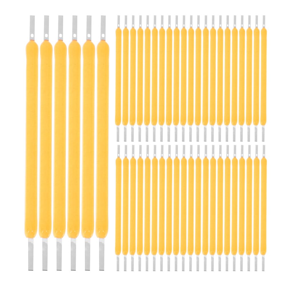 MAGICLULU 50pcs 3V Led Replacement Filament, 2700K Warm Light, 38mm 120mA Lamp Filament Parts for Diy Lighting Projects