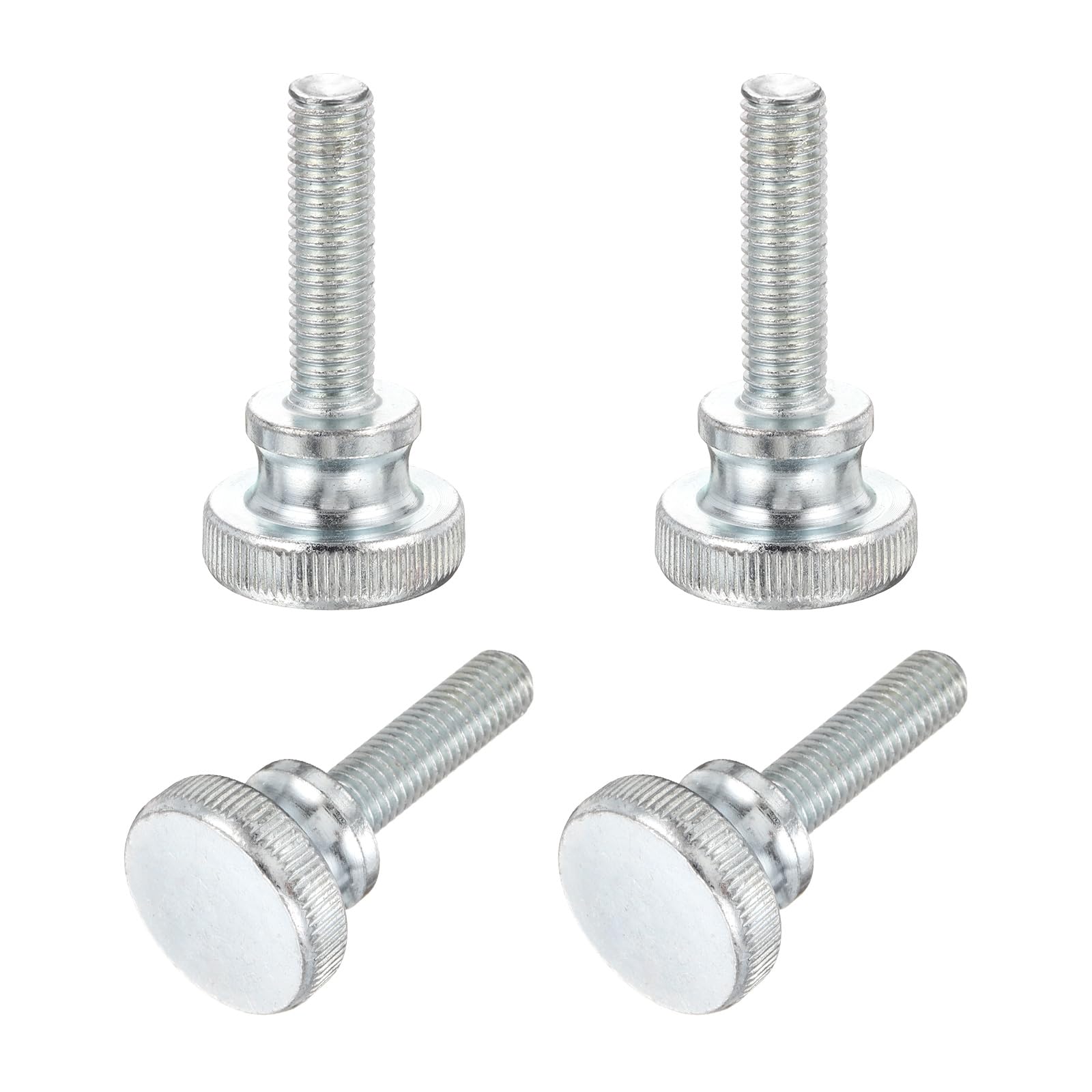 PATIKIL M10 x 40mm Knurled Thumb Screws, 4Pcs Metric Knurled Head Bolts Thumb Screw with Shoulder Grip Knobs Fasteners Tighten Thread Fasteners for TV Monitor Mount