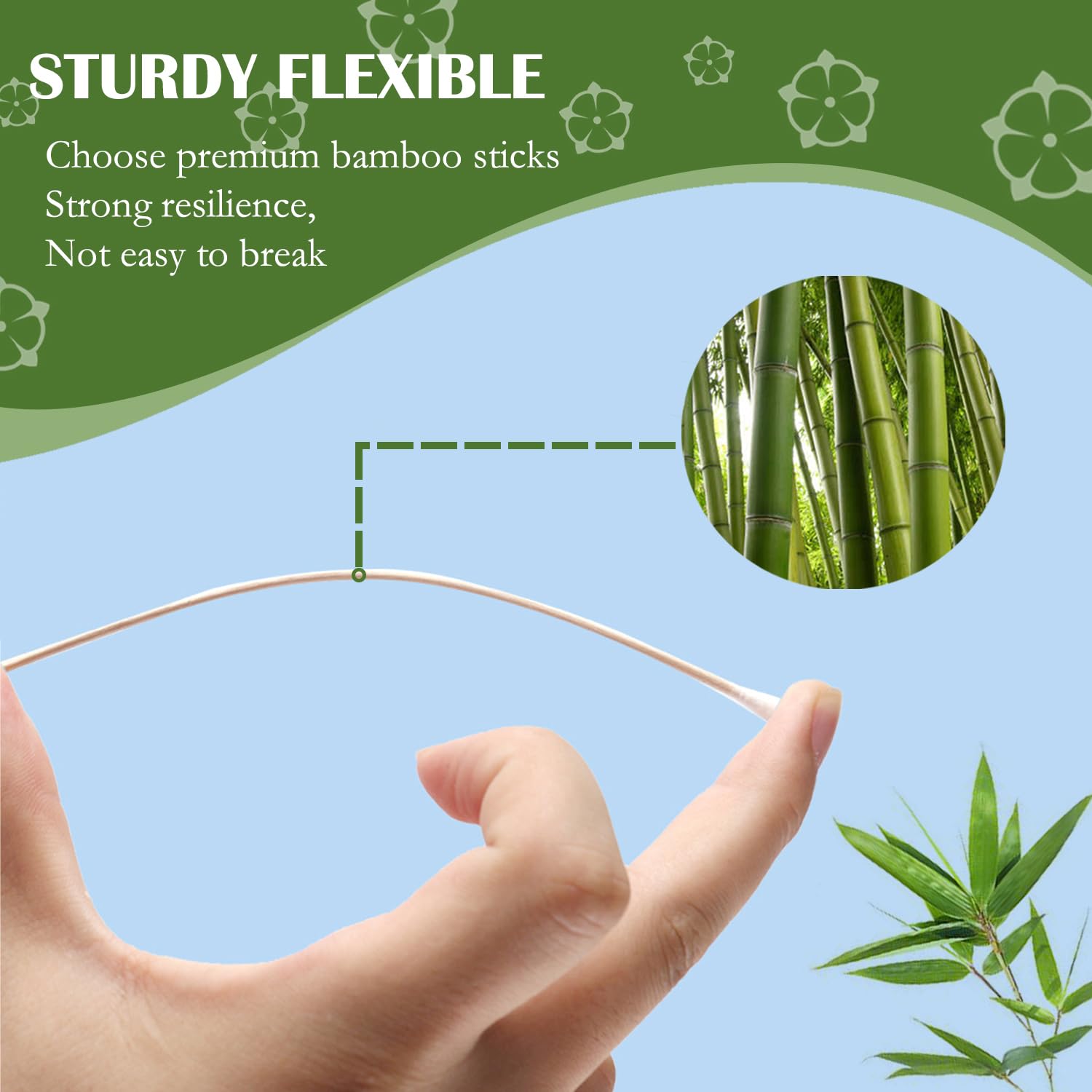 6 inch Long Cotton Swabs in Storage Box 500PCS,Bamboo Sticks & Highly Absorbent Tipped Applicators for Makeup, Gun Cleaning, Pet Care - Image 4