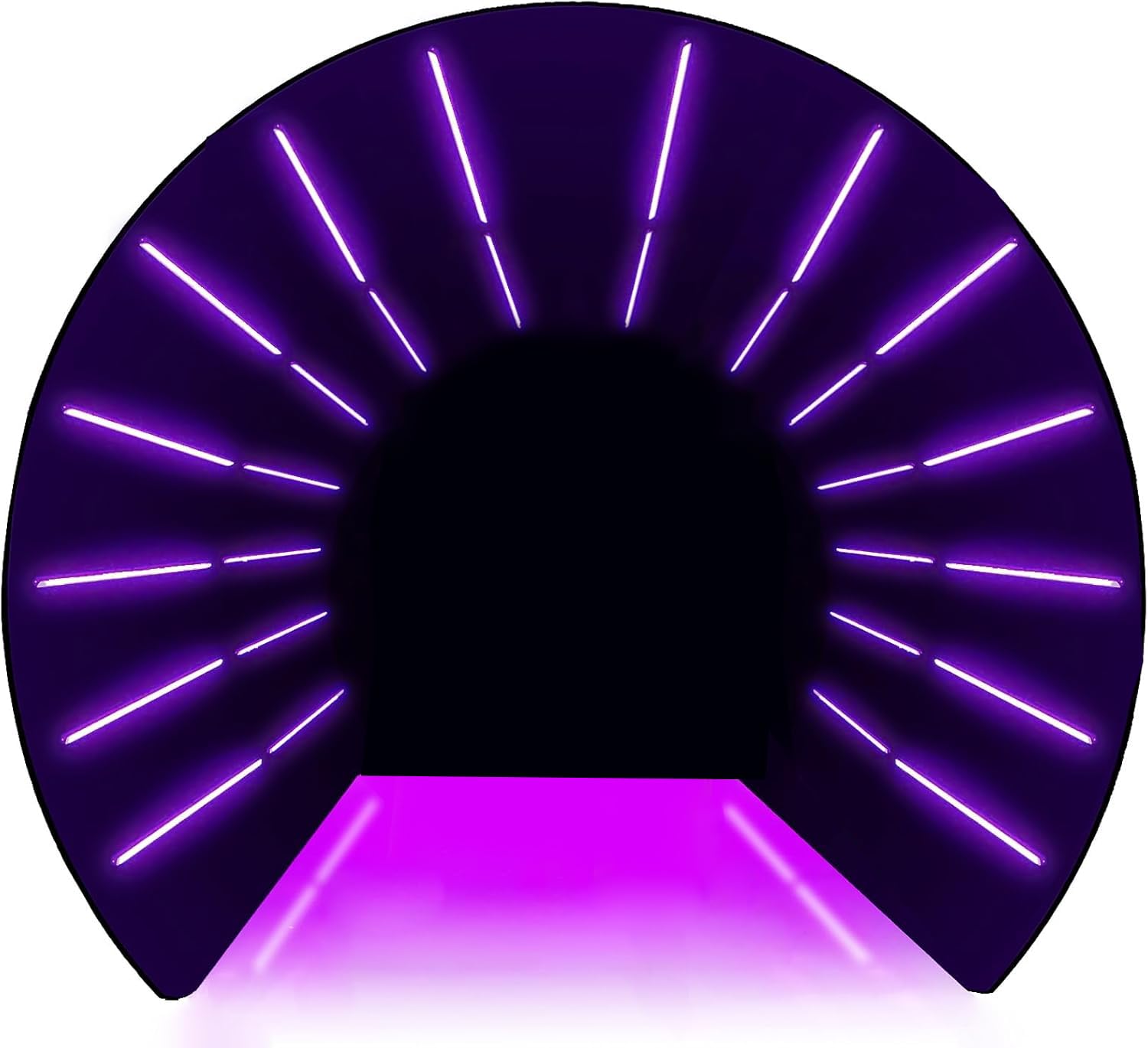 Photo Booth LED Enclosure, Light up Your Event with a Multi-Color LED Tension Fabric Vogue Photo Booth Enclosure