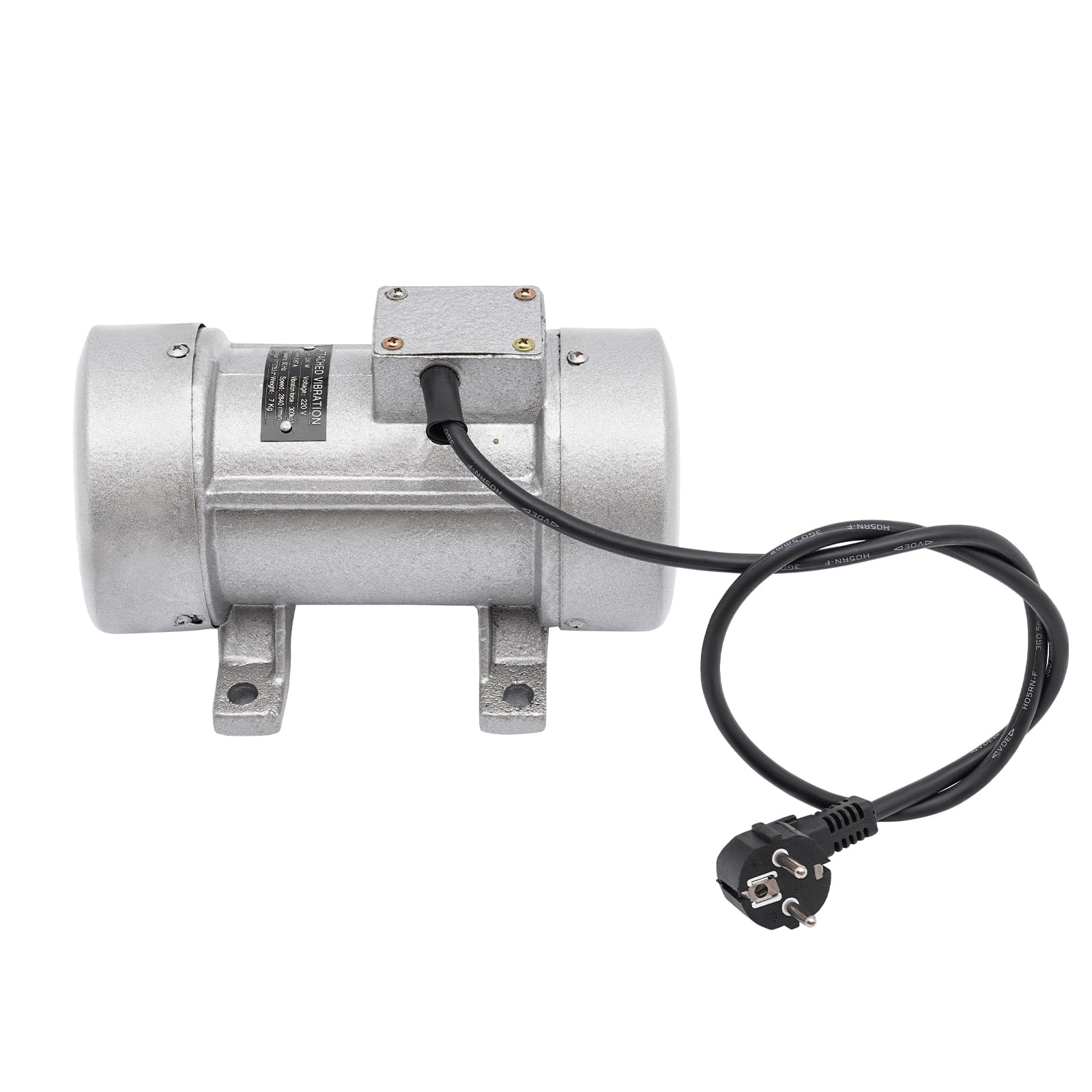 Motor vibrador de hormigón de 550 W, 2840 rpm, multiusos, para trabajos de vibración de hormigón y cemento, dispositivos mecánicos, grado de protección IP65