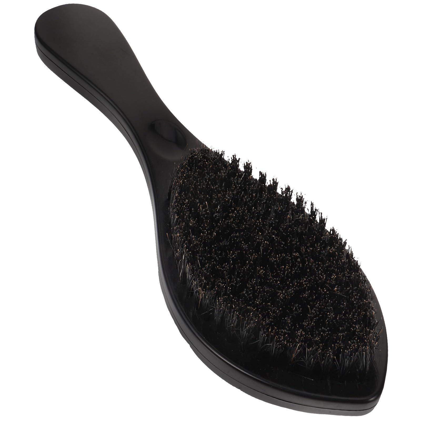Cepillo para vello facial y bigote IMIKEYA con cerdas de madera negra 8