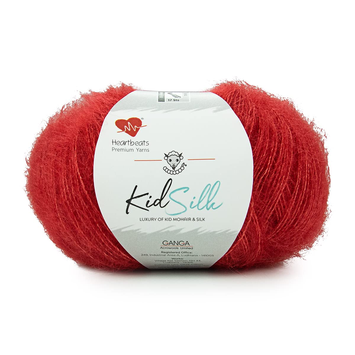 Heartbeats Kid Mohair Silk Yarn - Luxurious Softness -10