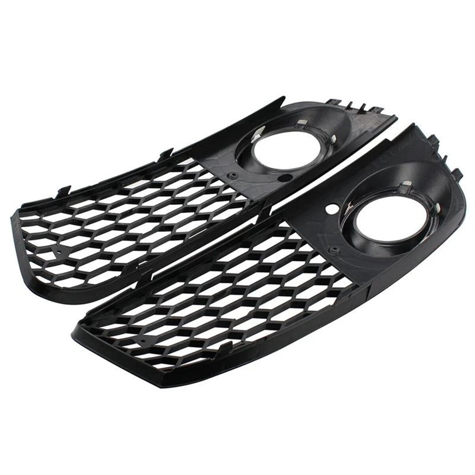 Rejilla De Radiador Luz Antiniebla Del Parachoques Delantero Brillante, Lámpara De Malla, Parrilla Para A4 B8 2008-2012, Accesorios Cromados Para Coche Parrilla Frontal(Chrome)