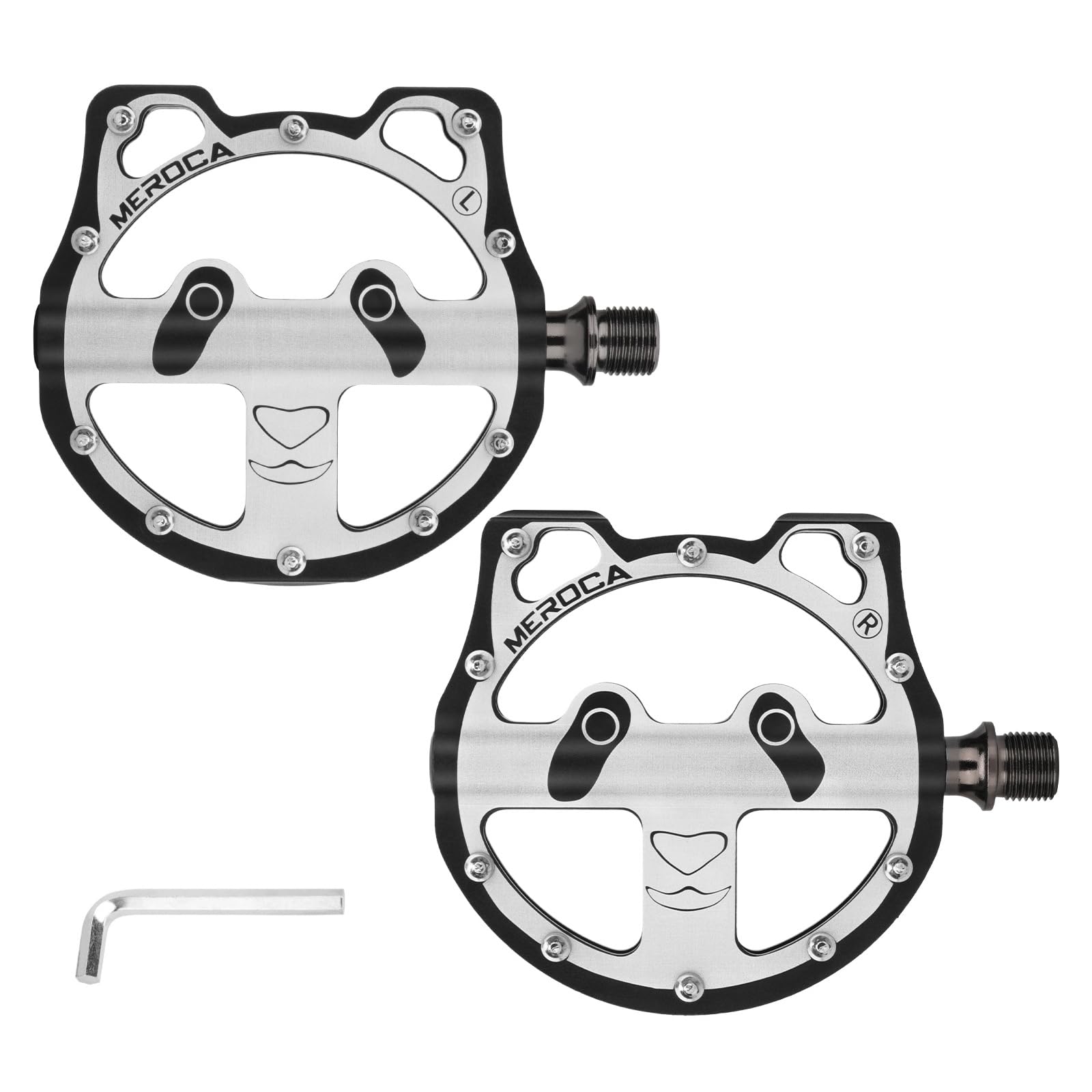 MEROCA パンダペダル シールド強化版 Amazon | MEROCA パンダペダル 3ベアリングマウンテンロードバイク滑り