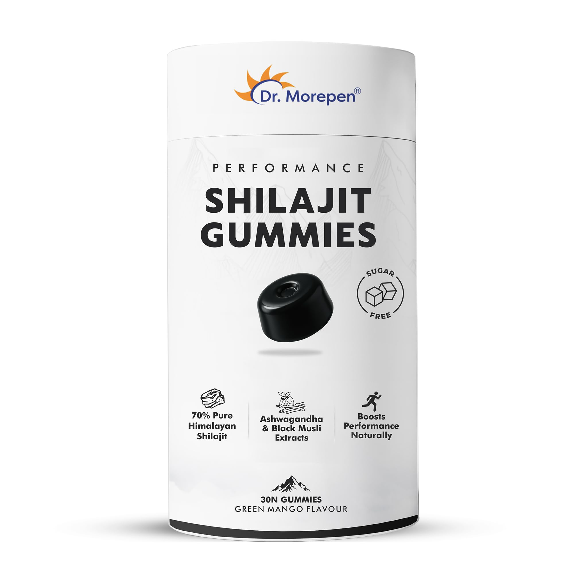 DR. MOREPEN Shilajit Gummies with 70% Pure Himalayan Shilajit, Ashwagandha & Black Musli Extracts, Sugar-Free Performance Booster – Green Mango Flavour, 30 Gummies-picture-20