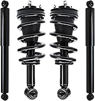 Vista 90 de Detroit Axle - Amortiguadores de puntales para Kia Optima 2011 2012 2013 [construido en Corea, con suspensión deportiva] Puntales delanteros