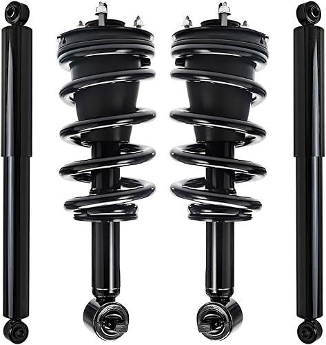 Miniatura 91 de Detroit Axle - Kit de amortiguadores de 4 puntales para Ford Escape 14-19, 2 puntales delanteros con resorte helicoidal 2 amortiguadores traseros