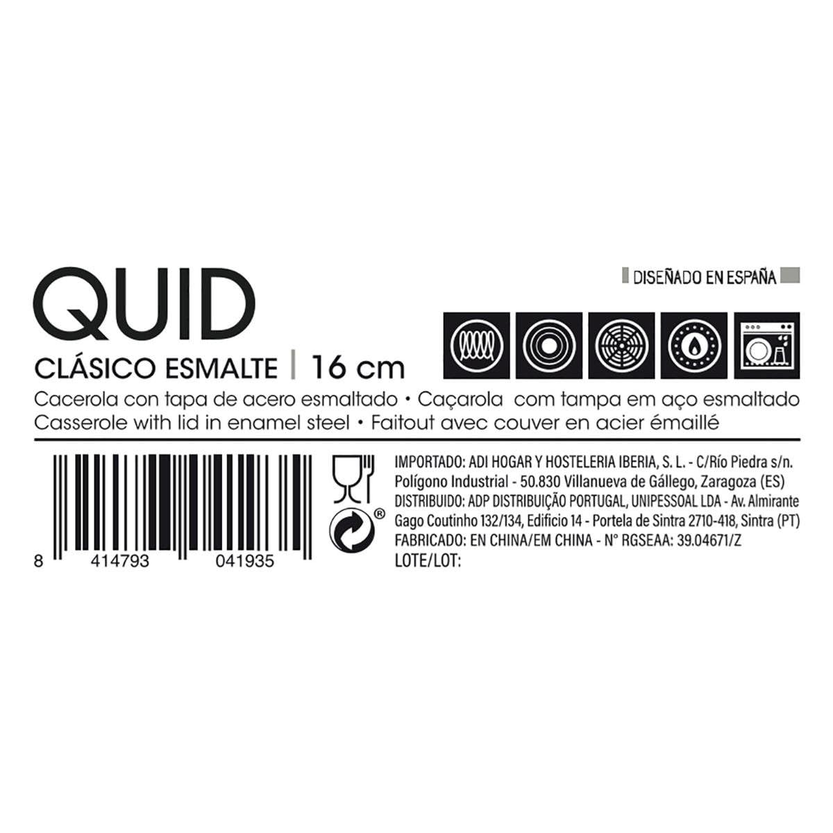 Quid Classic - Casserole Dish with Lid 16 cm, Brown - Image 3