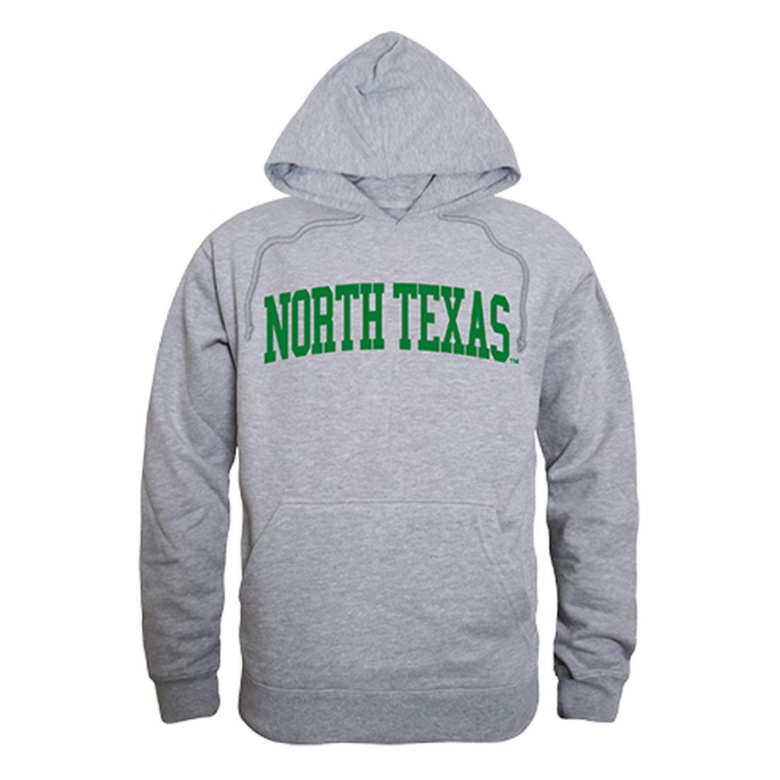 NCAA North Texas Mean Green Unisex 503Game Day Hoodie, Heather Grey, Medium