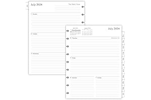 Happy Planner Pages for 2024-2025 with Calendar