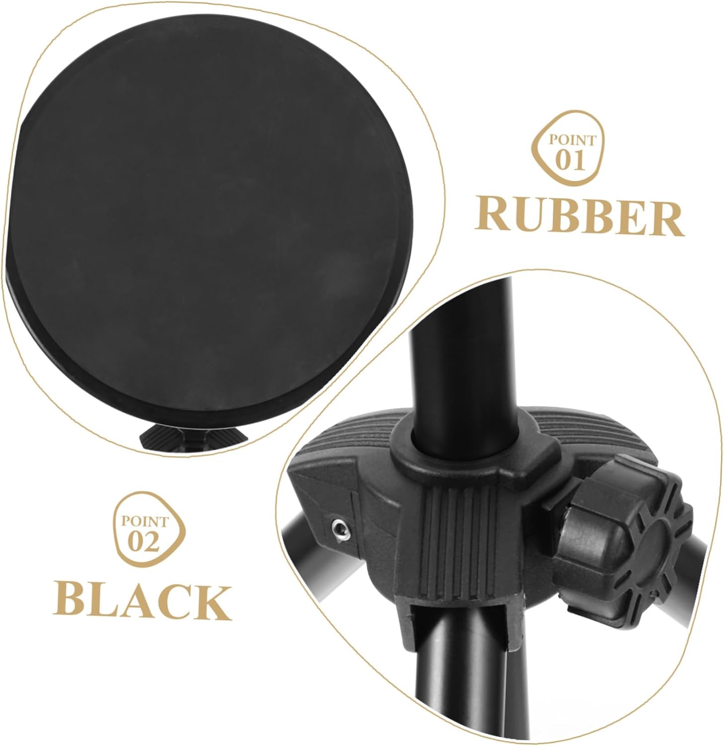 1set Drum Practice Pad Silent Mat for Drummers Portable Drum Pad Accessories for Home Studio Practice for Beginners and Apartments