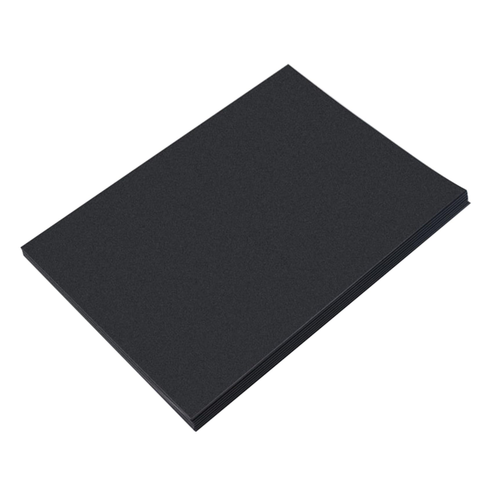 A4 Schwarzes Kartonpapier für Kinderkunst und Visitenkarten 100 Stück