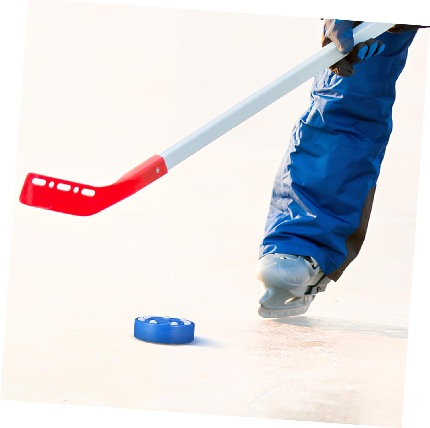 VICASKY 6pcs Roller Hockey Pucks for Training High Visibility Colors for Skill Enhancement Smooth and Stable Design for Ice Sports Practice