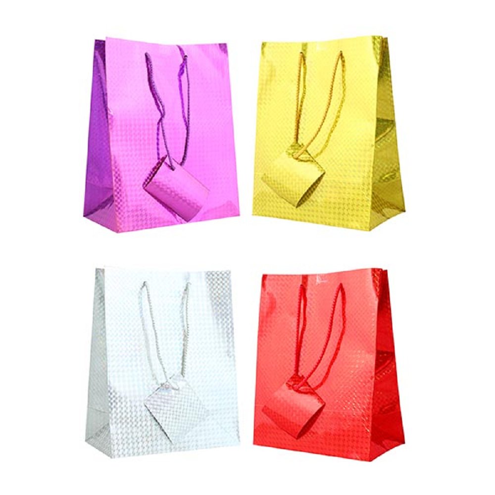 Tallon Pink/Red/Gold/Purple 12X Giant Extra Large Holographic 'Gift' Bags- Super Jumbo- 62X40cm