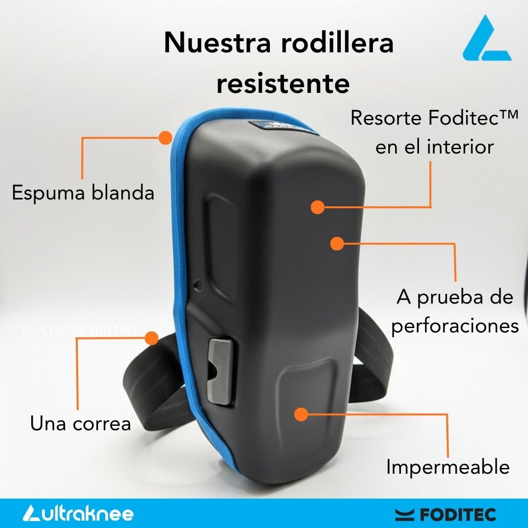 Hammock 2 | Rodilleras de Trabajo Profesionales para Obra, Suelo y Jardín Cómodas, Ergonómicas y Duraderas | Protección para Rodillas de Albañiles, Techadores y Jardineros