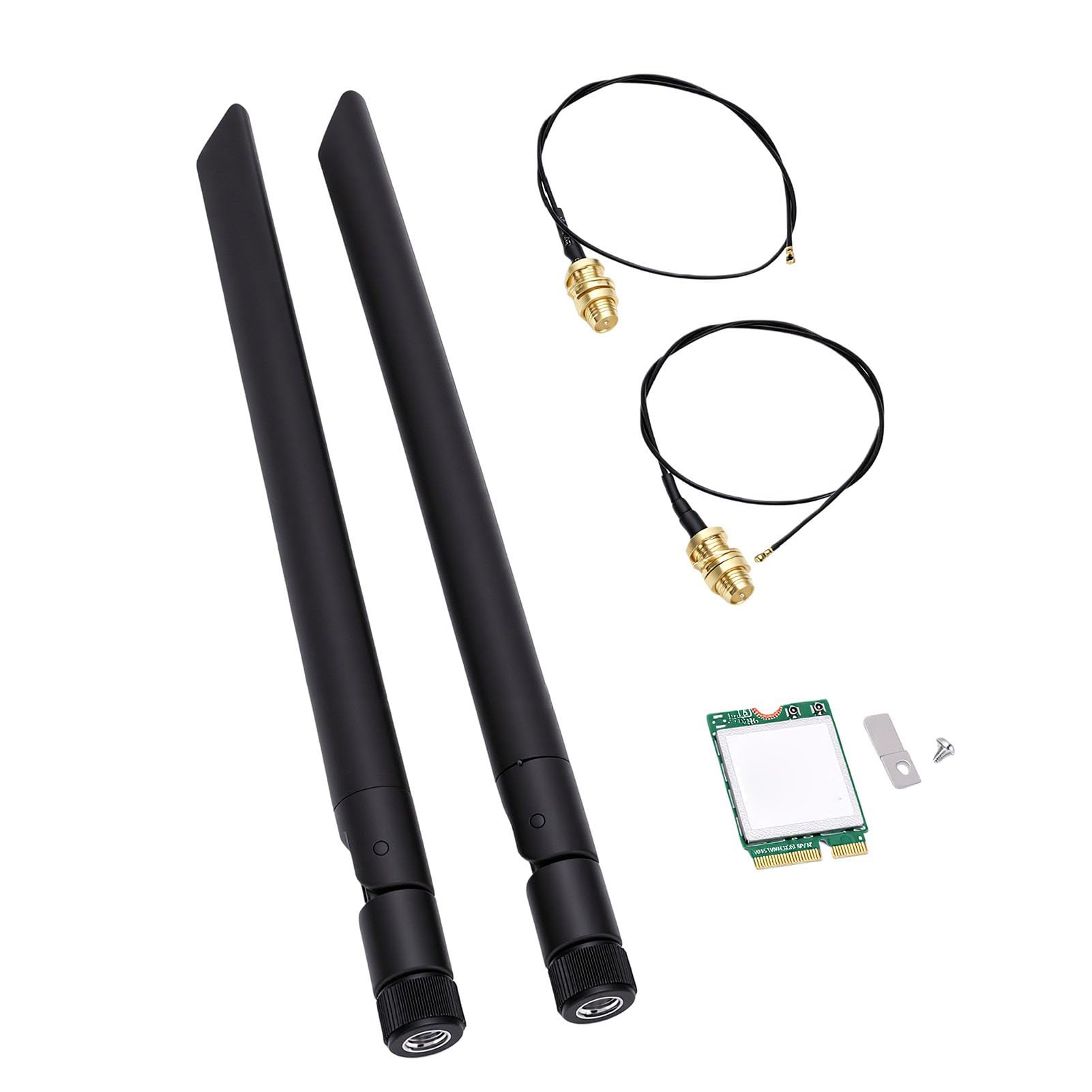 Bewinner Scheda Adattatore Wireless WiFi7 5,8 Gbps Tri Band M.2 2x2