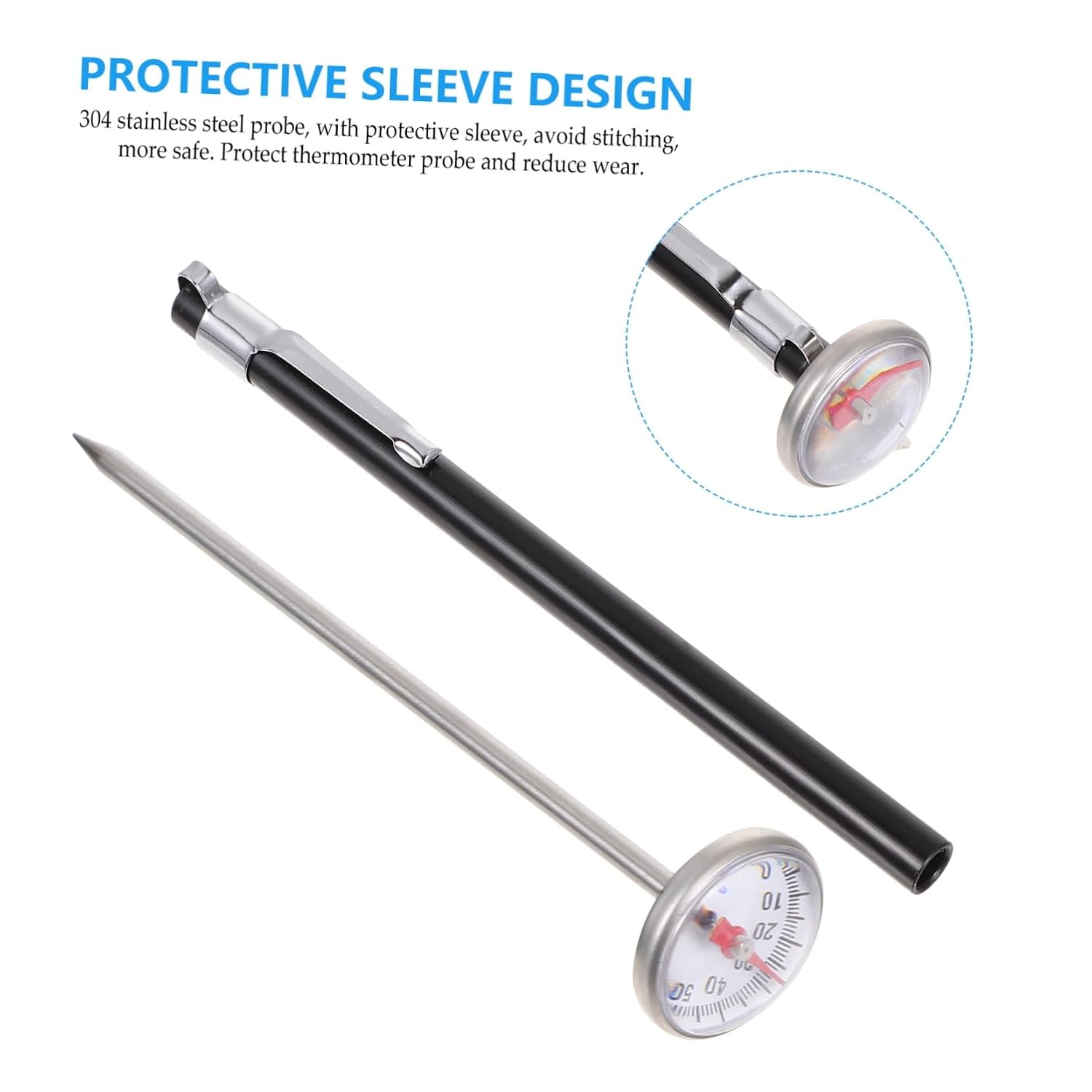 Stainless Steel Kitchen Thermometer for Milk Coffee Cooking